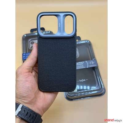 قاب کاجسا جنس کتان مدل Preppie برای آیفون 17پرومکس iPhone 17 Promax KAJSA Preppie